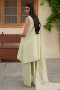 Cross Stitch | Mahiri Lawn 25 | CANARY GREEN by Cross Stitch - Designer Dress - Type: Ladies Clothes - Available at Libayah - 100% Original
