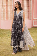 Cross Stitch | Premium Lawn 25 | SOMBER ESCAPE by Cross Stitch - Designer Dress - Type: Ladies Clothes - Available at Libayah - 100% Original