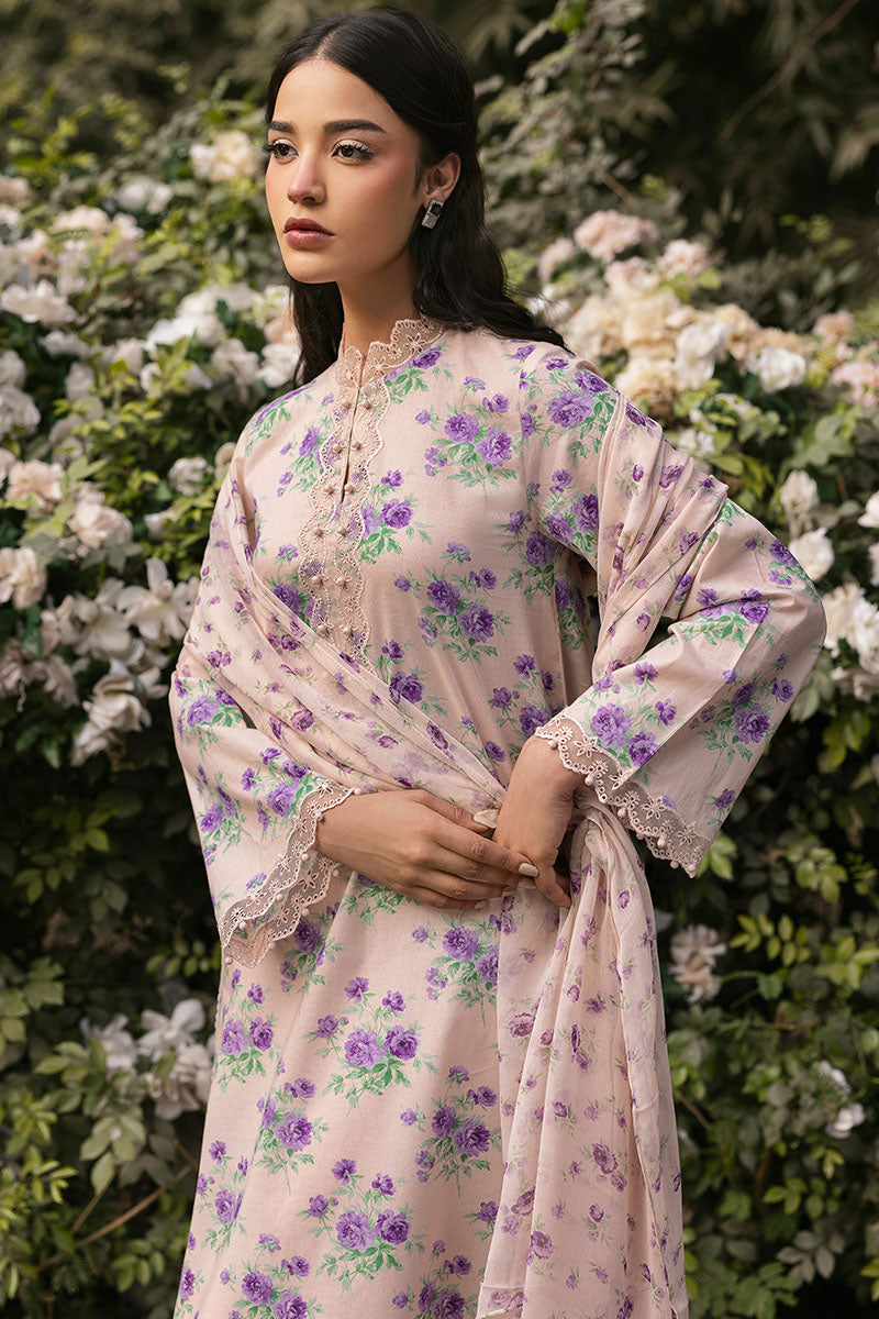 Cross Stitch | Premium Lawn 25 | ROSY AFFAIR by Cross Stitch - Designer Dress - Type: Ladies Clothes - Available at Libayah - 100% Original