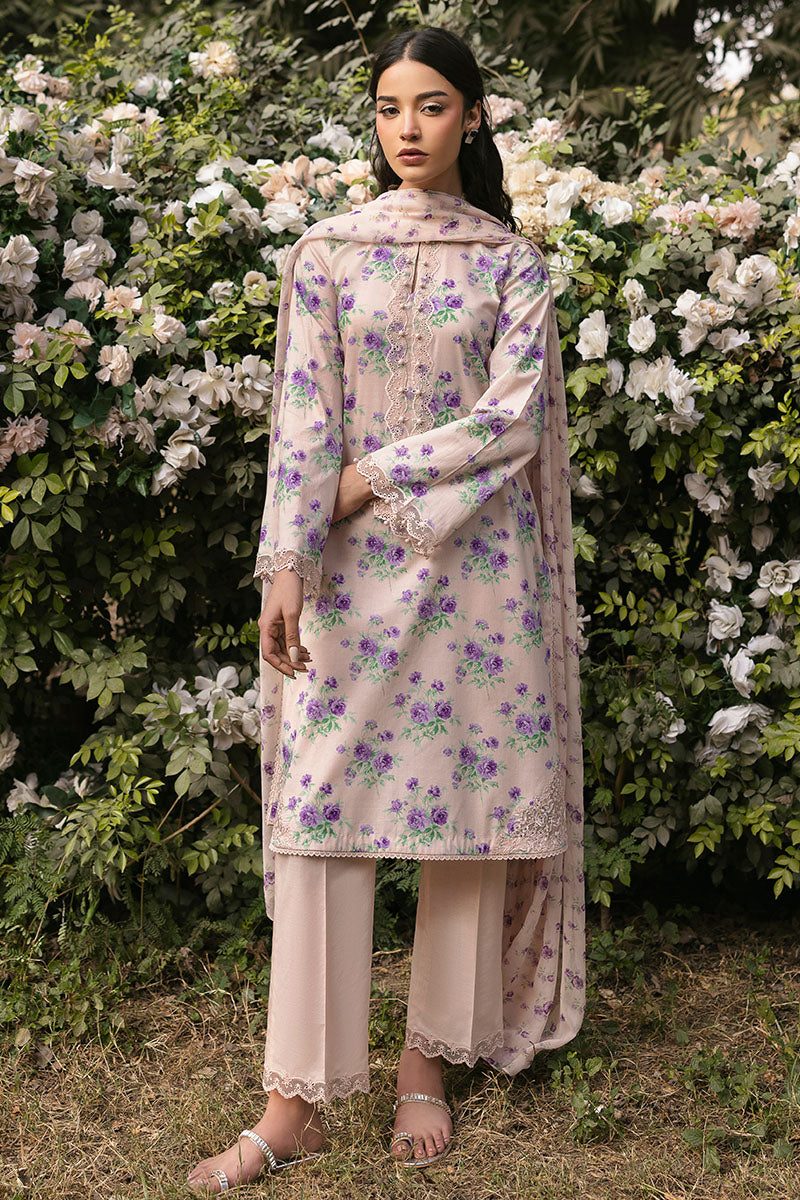Cross Stitch | Premium Lawn 25 | ROSY AFFAIR by Cross Stitch - Designer Dress - Type: Ladies Clothes - Available at Libayah - 100% Original