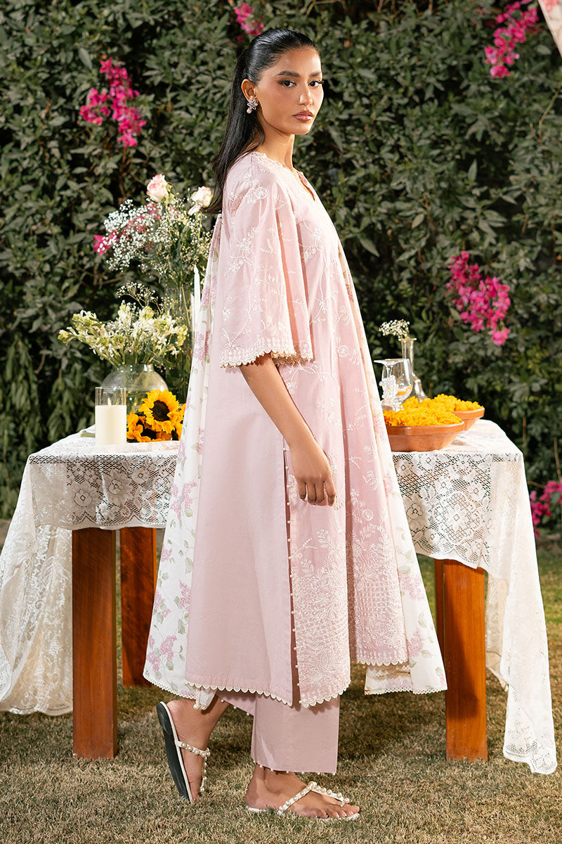 Cross Stitch | Mahiri Lawn 25 | CARMINE ROSE by Cross Stitch - Designer Dress - Type: Ladies Clothes - Available at Libayah - 100% Original