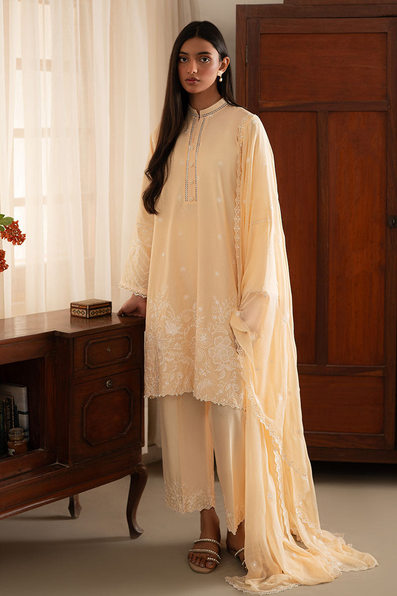 Cross Stitch | Mahiri Lawn 25 | FRENCH GLOW by Cross Stitch - Designer Dress - Type: Ladies Clothes - Available at Libayah - 100% Original