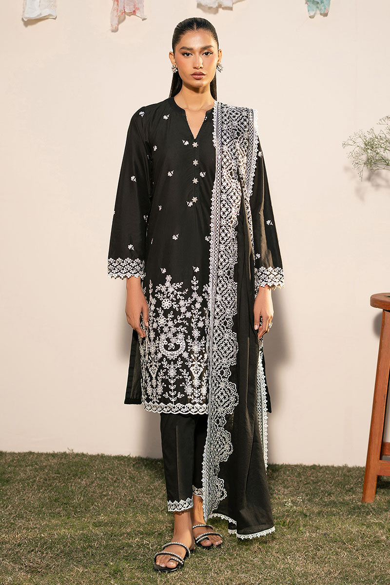 Cross Stitch | Mahiri Lawn 25 | RAVEN GRACE by Cross Stitch - Designer Dress - Type: Ladies Clothes - Available at Libayah - 100% Original