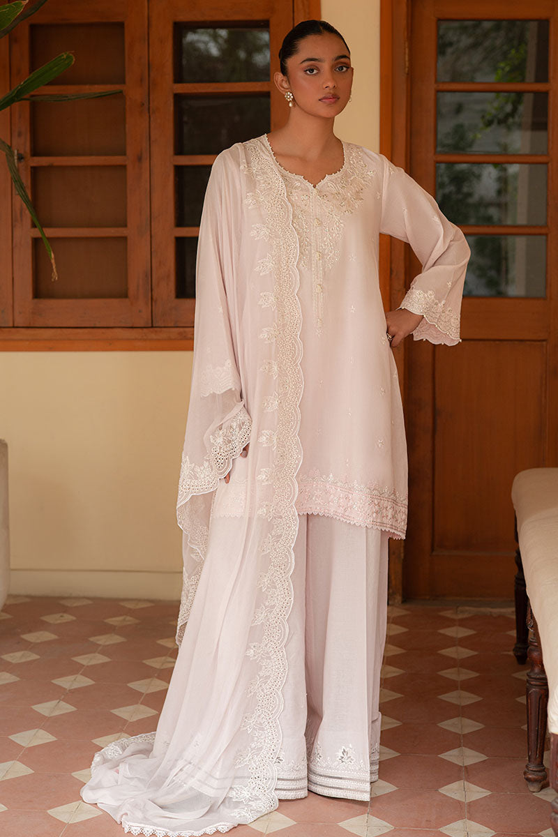 Cross Stitch | Mahiri Lawn 25 | CHERRY BLOSSOM by Cross Stitch - Designer Dress - Type: Ladies Clothes - Available at Libayah - 100% Original