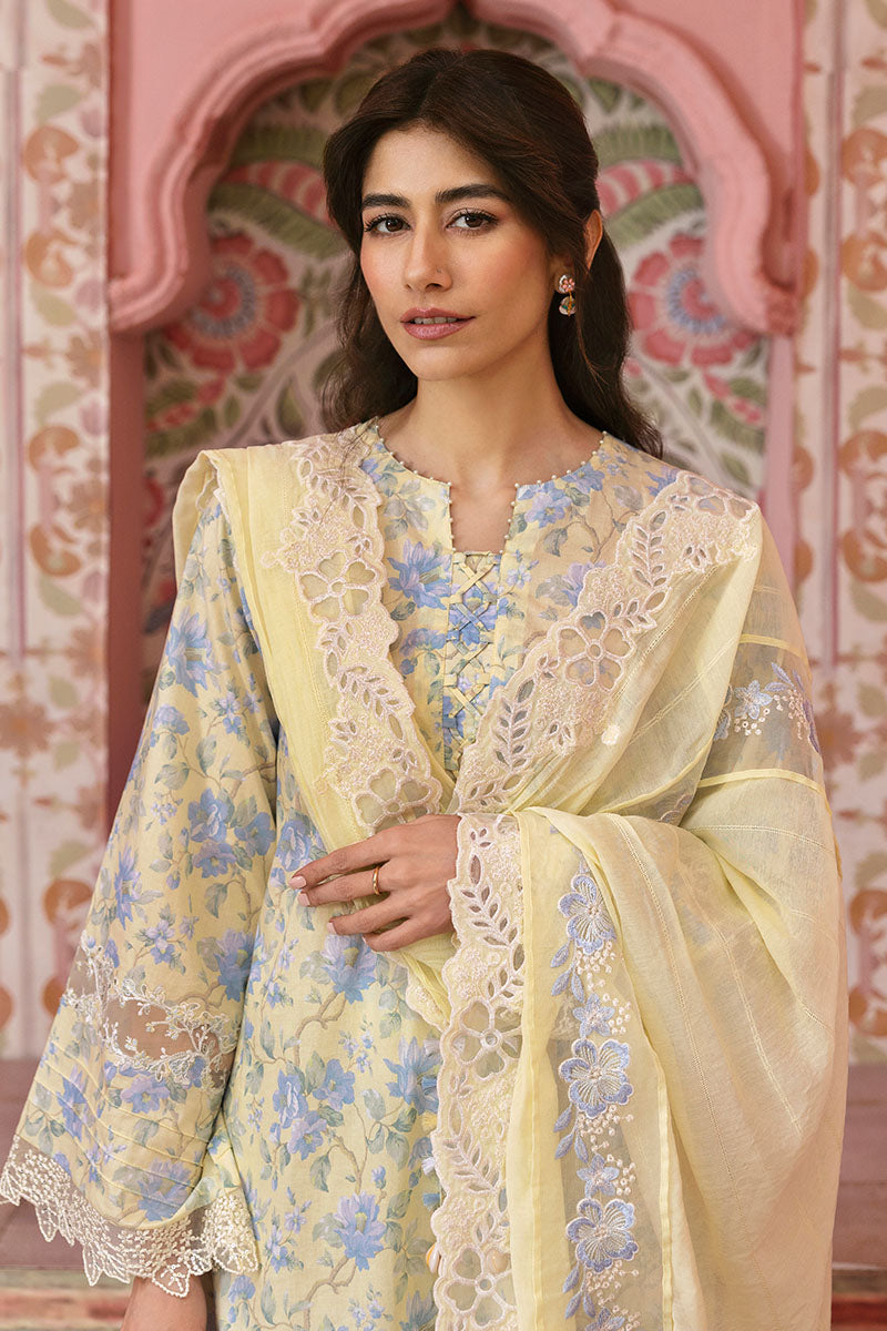 Cross Stitch | Premium Lawn 25 | SUNSHINE DREAM by Cross Stitch - Designer Dress - Type: Ladies Clothes - Available at Libayah - 100% Original