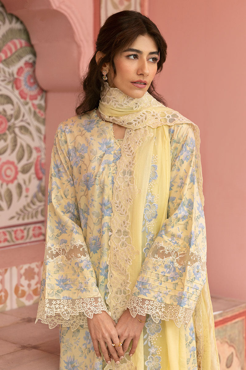 Cross Stitch | Premium Lawn 25 | SUNSHINE DREAM by Cross Stitch - Designer Dress - Type: Ladies Clothes - Available at Libayah - 100% Original
