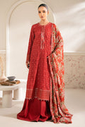 Cross Stitch | Luxe Atelier 25 | VERMILION CARDINAL by Cross Stitch - Designer Dress - Type: Ladies Clothes - Available at Libayah - 100% Original