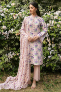 Cross Stitch | Premium Lawn 25 | ROSY AFFAIR by Cross Stitch - Designer Dress - Type: Ladies Clothes - Available at Libayah - 100% Original