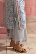 Cross Stitch | Premium Lawn 25 | AQUA ICE by Cross Stitch - Designer Dress - Type: Ladies Clothes - Available at Libayah - 100% Original