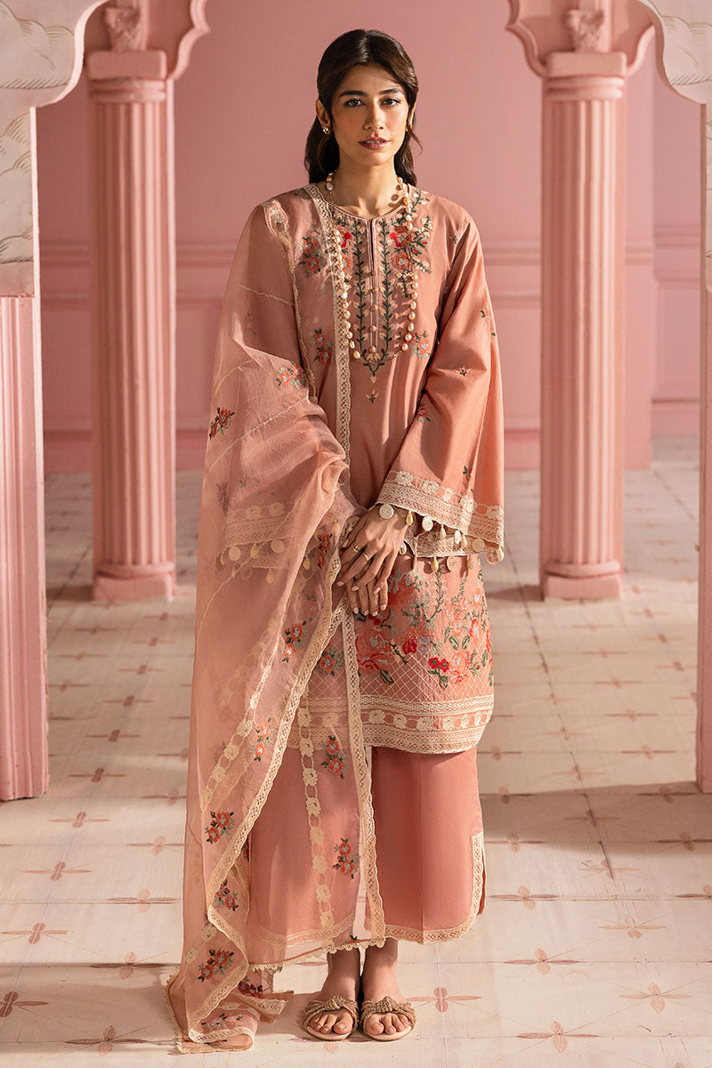 Cross Stitch | Premium Lawn 25 | ROSE QUARTZ by Cross Stitch - Designer Dress - Type: Ladies Clothes - Available at Libayah - 100% Original