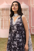 Cross Stitch | Premium Lawn 25 | SOMBER ESCAPE by Cross Stitch - Designer Dress - Type: Ladies Clothes - Available at Libayah - 100% Original