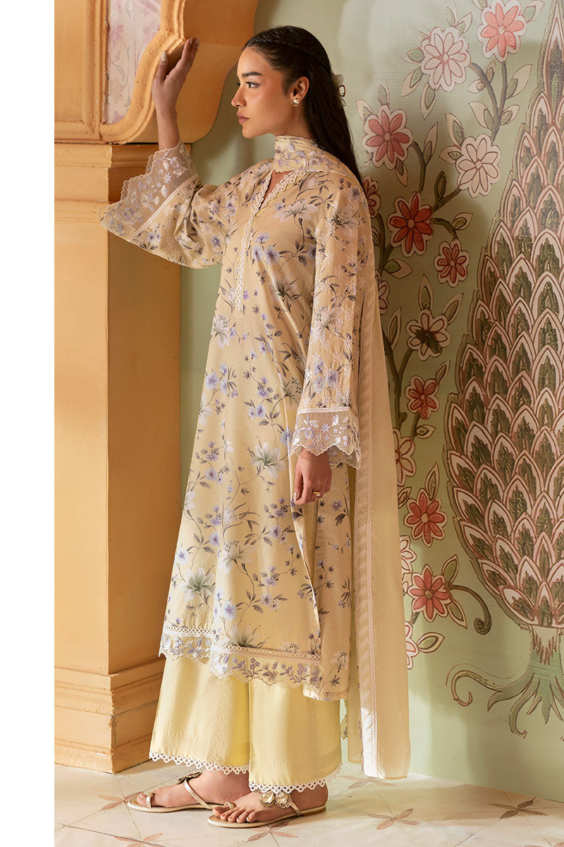 Cross Stitch | Premium Lawn 25 | OLIVE MUSE by Cross Stitch - Designer Dress - Type: Ladies Clothes - Available at Libayah - 100% Original
