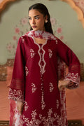 Cross Stitch | Premium Lawn 25 | CRIMSON RED by Cross Stitch - Designer Dress - Type: Ladies Clothes - Available at Libayah - 100% Original