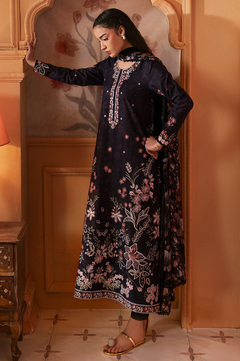Cross Stitch | Premium Lawn 25 | CAVIAR CHARM by Cross Stitch - Designer Dress - Type: Ladies Clothes - Available at Libayah - 100% Original