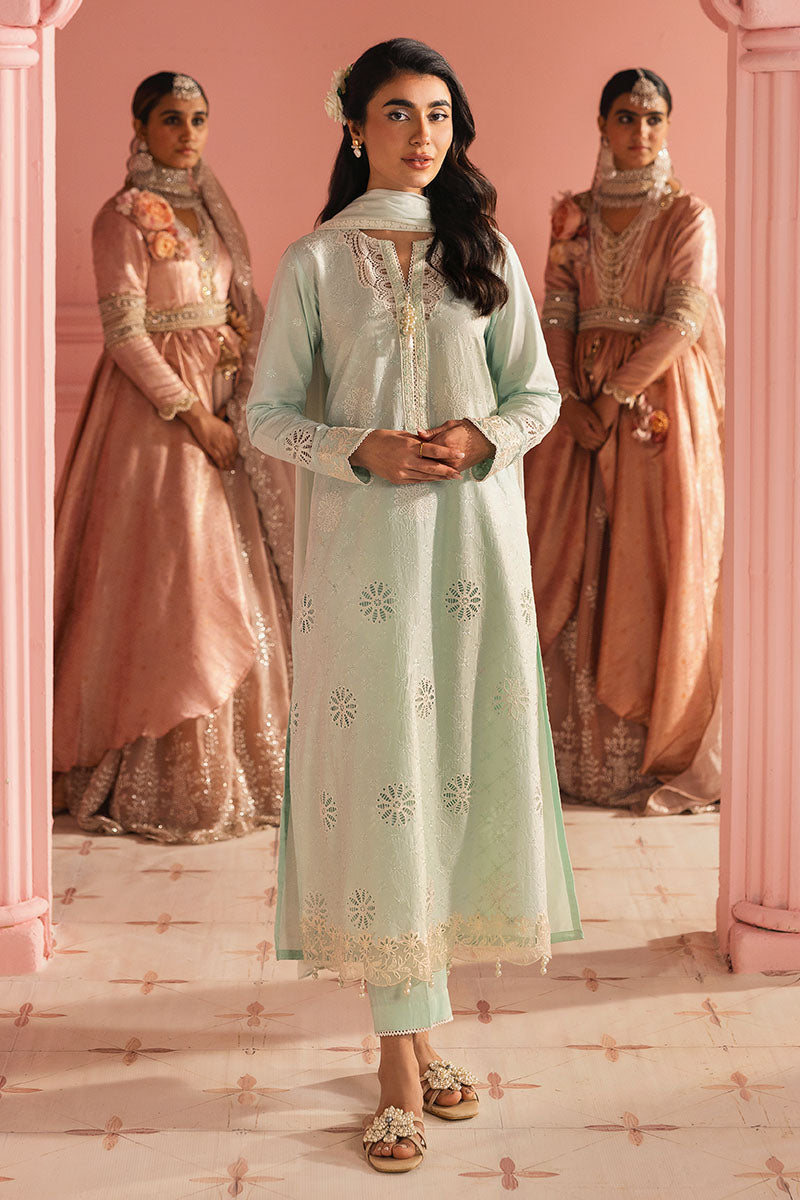 Cross Stitch | Premium Lawn 25 | SKY WHISPER by Cross Stitch - Designer Dress - Type: Ladies Clothes - Available at Libayah - 100% Original