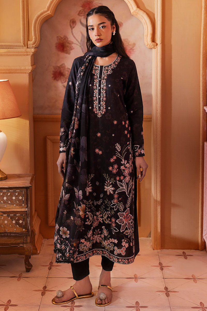 Cross Stitch | Premium Lawn 25 | CAVIAR CHARM by Cross Stitch - Designer Dress - Type: Ladies Clothes - Available at Libayah - 100% Original