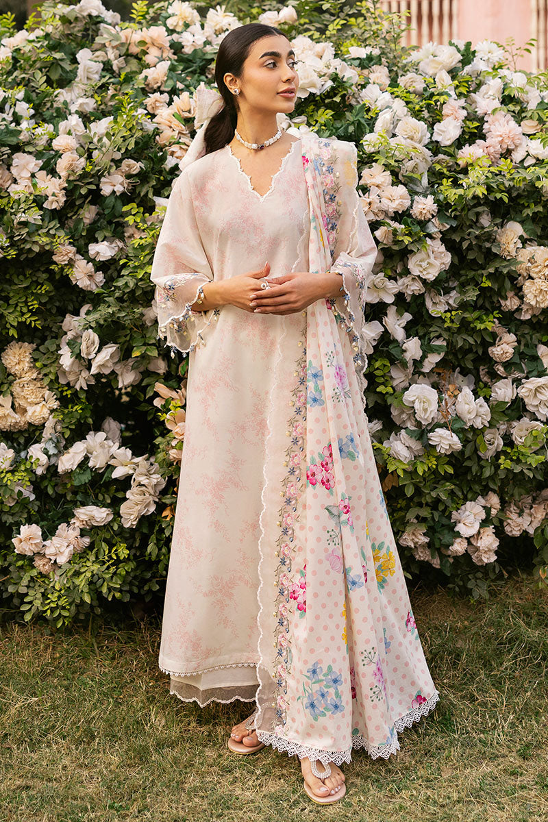 Cross Stitch | Premium Lawn 25 | PASTEL BLOOM by Cross Stitch - Designer Dress - Type: Ladies Clothes - Available at Libayah - 100% Original