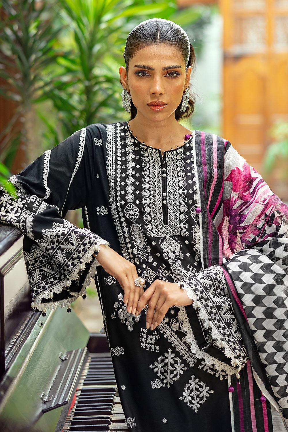 Gul Ahmed | Festive Capsule 25 | SP-52043 by Gul Ahmed - Designer Dress - Type: Ladies Clothes - Available at Libayah - 100% Original