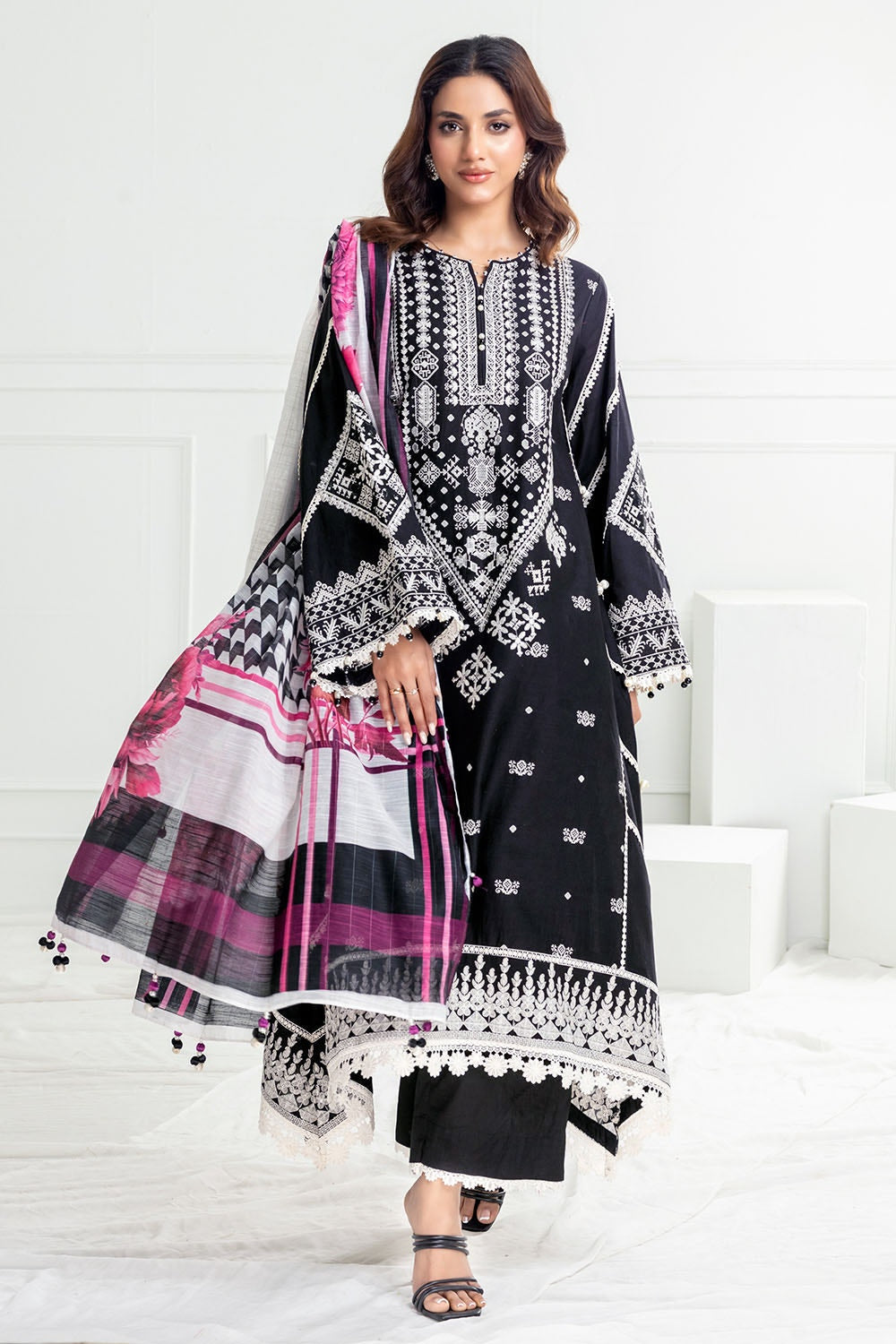 Gul Ahmed | Festive Capsule 25 | SP-52043 by Gul Ahmed - Designer Dress - Type: Ladies Clothes - Available at Libayah - 100% Original