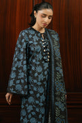 Cross Stitch | Daily Wear 25 | BLUE WAVE-3 PC by Cross Stitch - Designer Dress - Type: Ladies Clothes - Available at Libayah - 100% Original