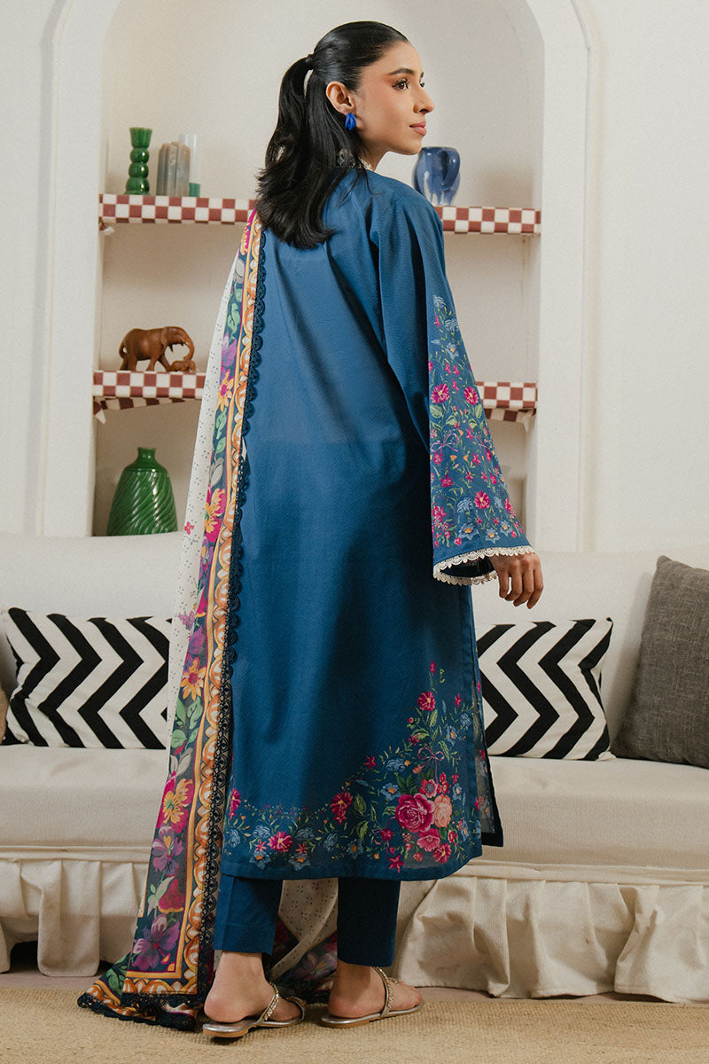 Cross Stitch | Daily Wear 25 | MIDNIGHT TIDE-3 by Cross Stitch - Designer Dress - Type: Ladies Clothes - Available at Libayah - 100% Original