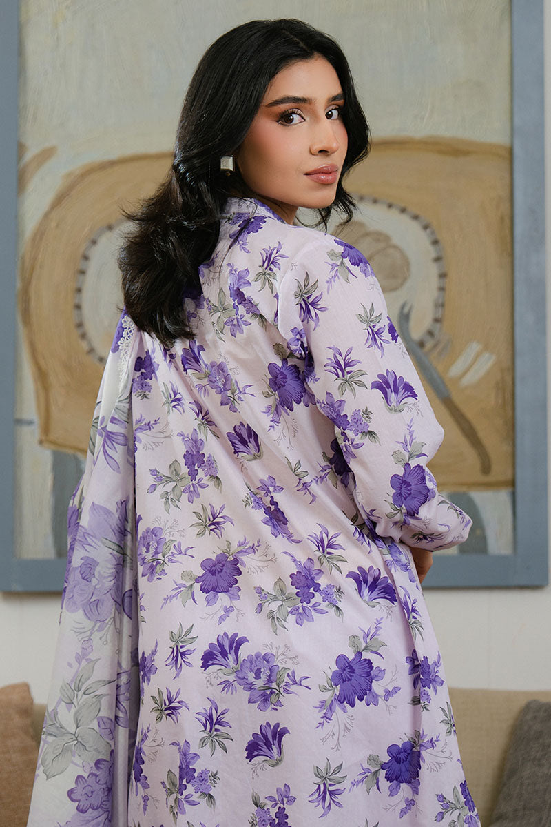 Cross Stitch | Daily Wear 25 | FLORAL ARDENT-3 PC by Cross Stitch - Designer Dress - Type: Ladies Clothes - Available at Libayah - 100% Original