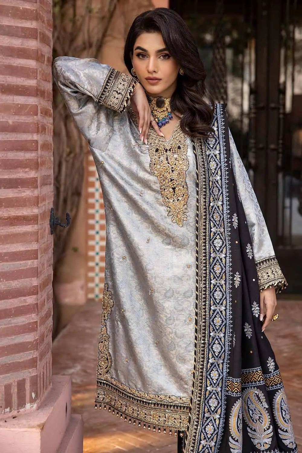 Gul Ahmed | Wedding Collection 24 | PRW-32073 by Gul Ahmed - Designer Dress - Type: Ladies Clothes - Available at Libayah - 100% Original