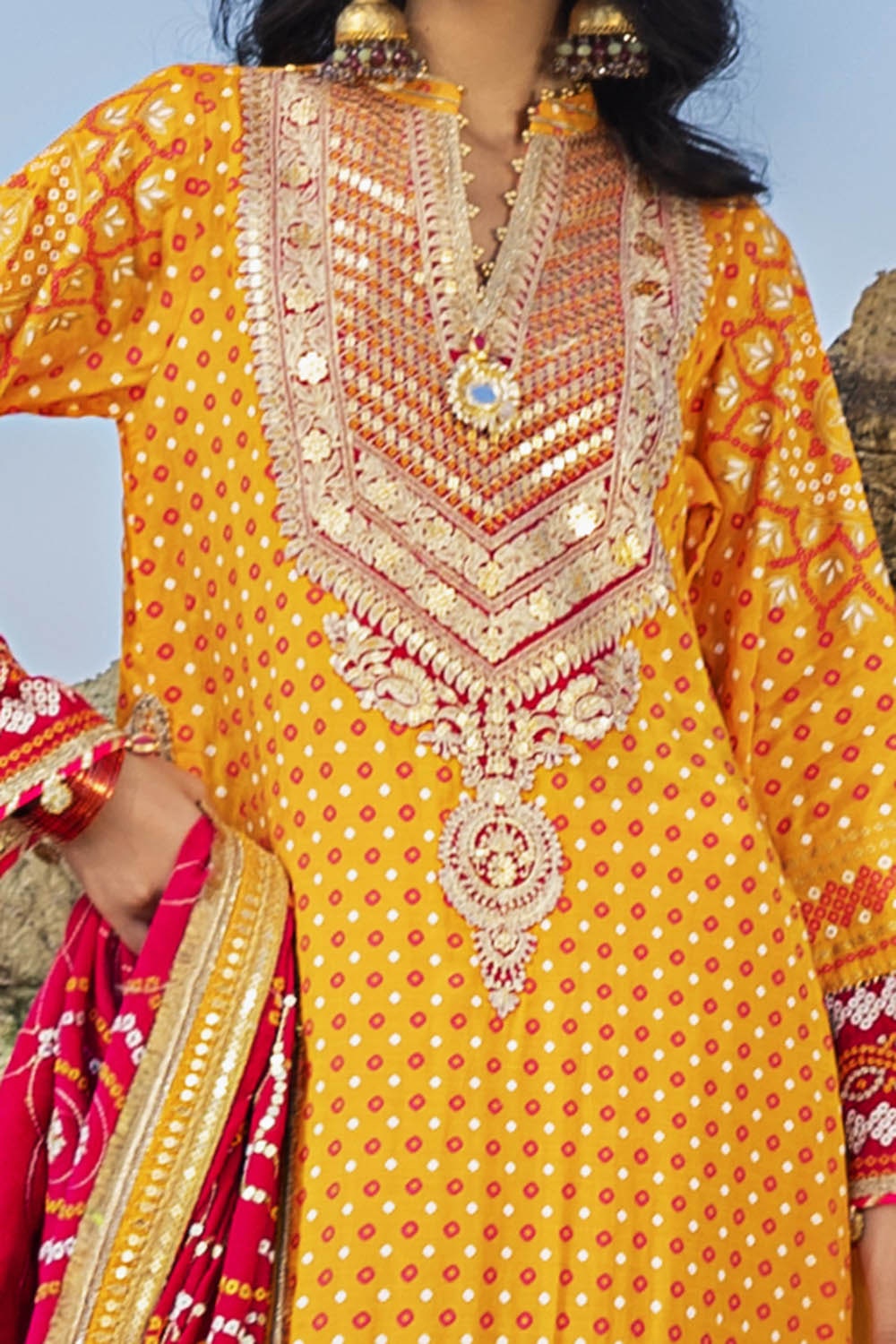 Gul Ahmed | Chunri Lawn 25 | PRW-42006 by Gul Ahmed - Designer Dress - Type: Ladies Clothes - Available at Libayah - 100% Original