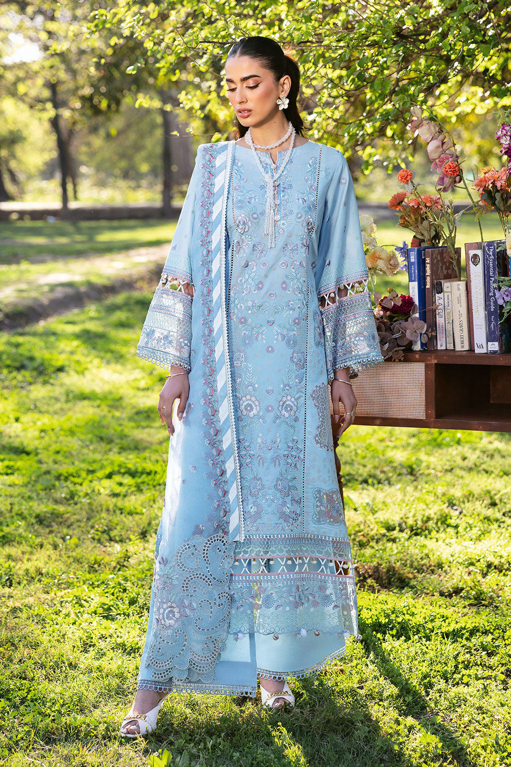 Ramsha | Riwayat Lawn Collection | Y-1306 by Ramsha - Designer Dress - Type: Ladies Clothes - Available at Libayah - 100% Original