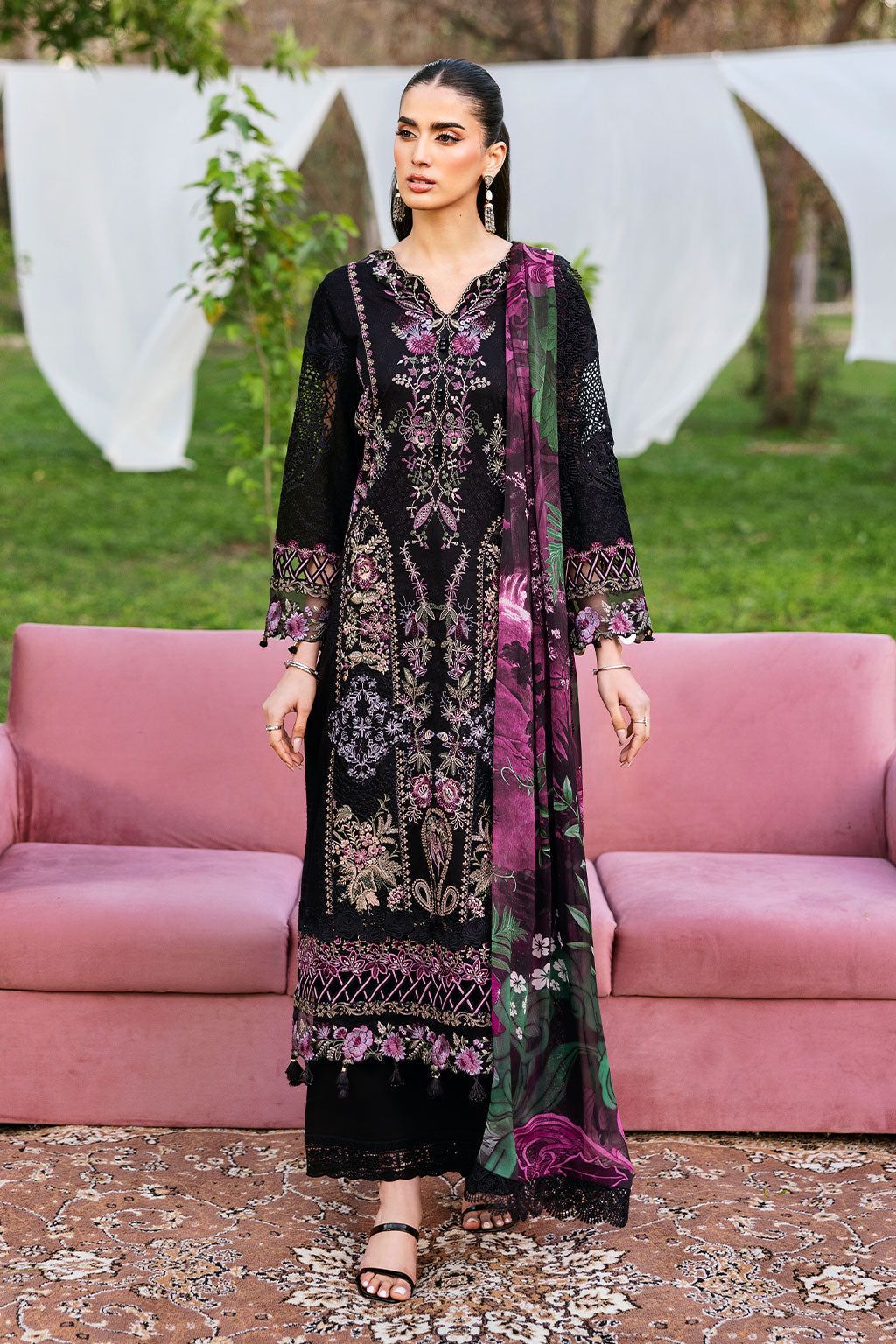 Ramsha | Riwayat Lawn Collection | Y-1302 by Ramsha - Designer Dress - Type: Ladies Clothes - Available at Libayah - 100% Original