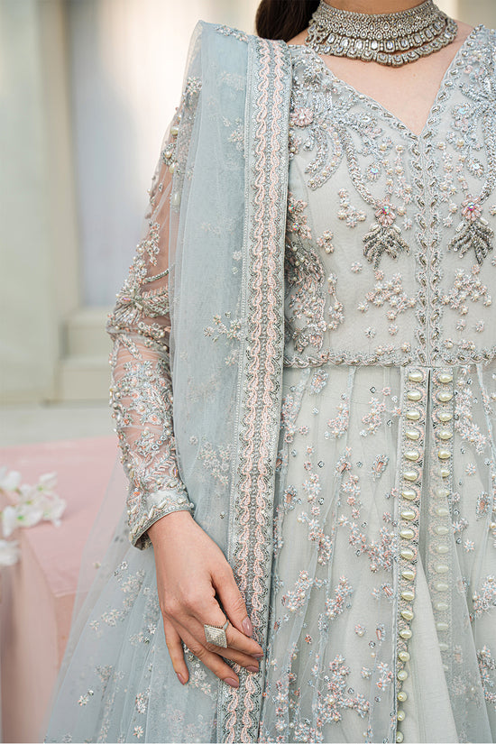 Raja Salahuddin | Love in Bloom | Blue Bell by Raja Salahuddin - Designer Dress - Type: Ladies Clothes - Available at Libayah - 100% Original