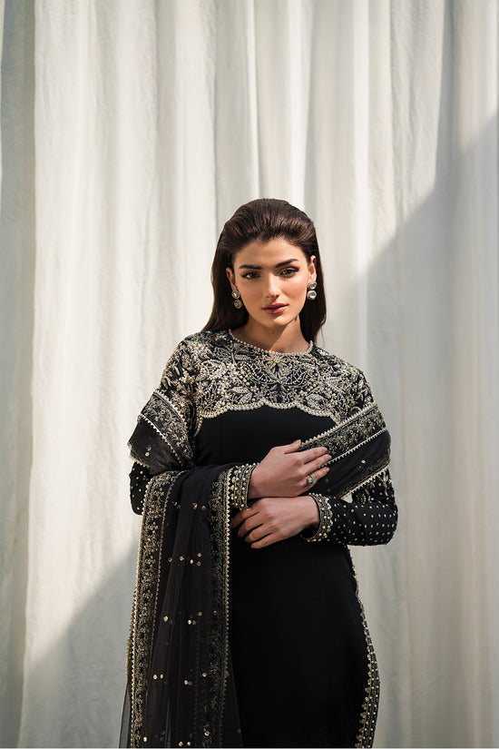 Raja Salahuddin | Love in Bloom | Black Lady by Raja Salahuddin - Designer Dress - Type: Ladies Clothes - Available at Libayah - 100% Original