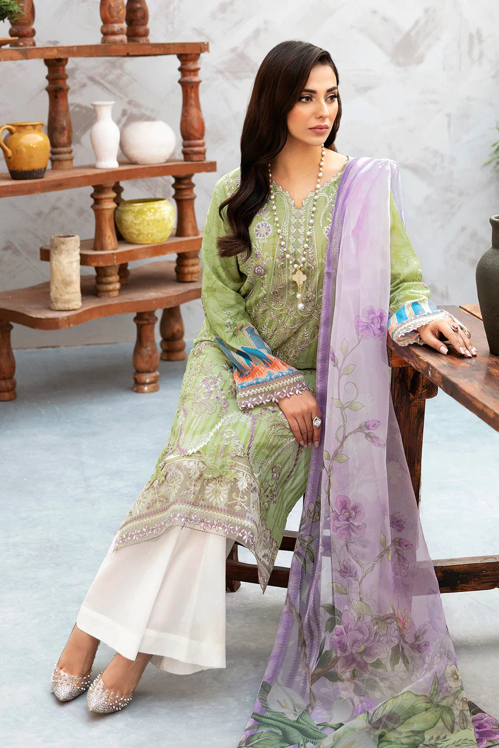 Ramsha | Ghazal Lawn 24 | L-904 by Ramsha - Designer Dress - Type: Ladies Clothes - Available at Libayah - 100% Original