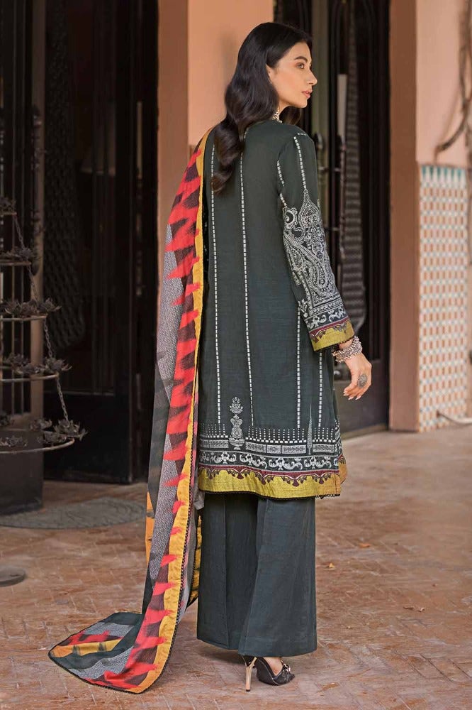 Gul Ahmed | Winter Collection 24 | Cotton Net Dupatta MJ-32072 by Gul Ahmed - Designer Dress - Type: Ladies Clothes - Available at Libayah - 100% Original