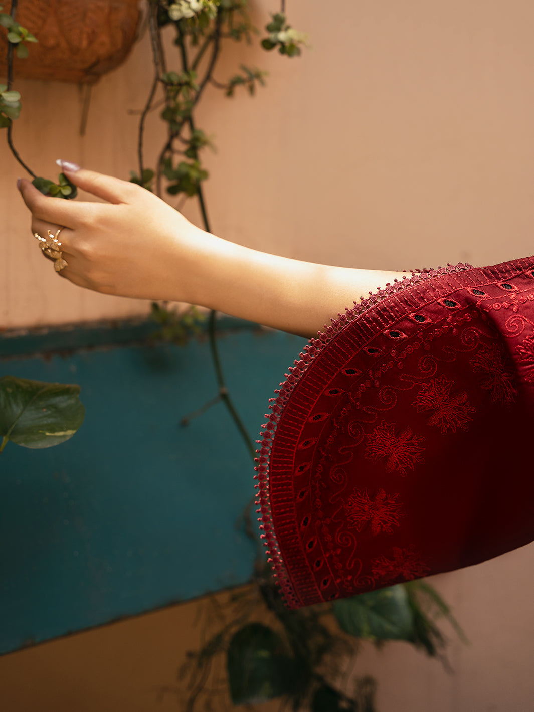 Izel | Dastak Luxury Lawn | REET by Izel - Designer Dress - Type: Ladies Clothes - Available at Libayah - 100% Original