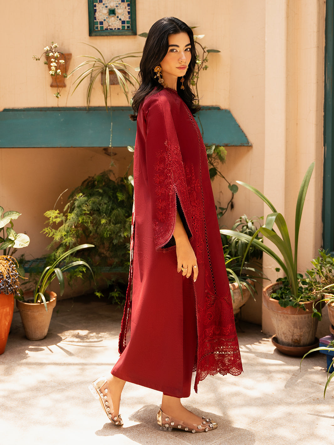 Izel | Dastak Luxury Lawn | REET by Izel - Designer Dress - Type: Ladies Clothes - Available at Libayah - 100% Original