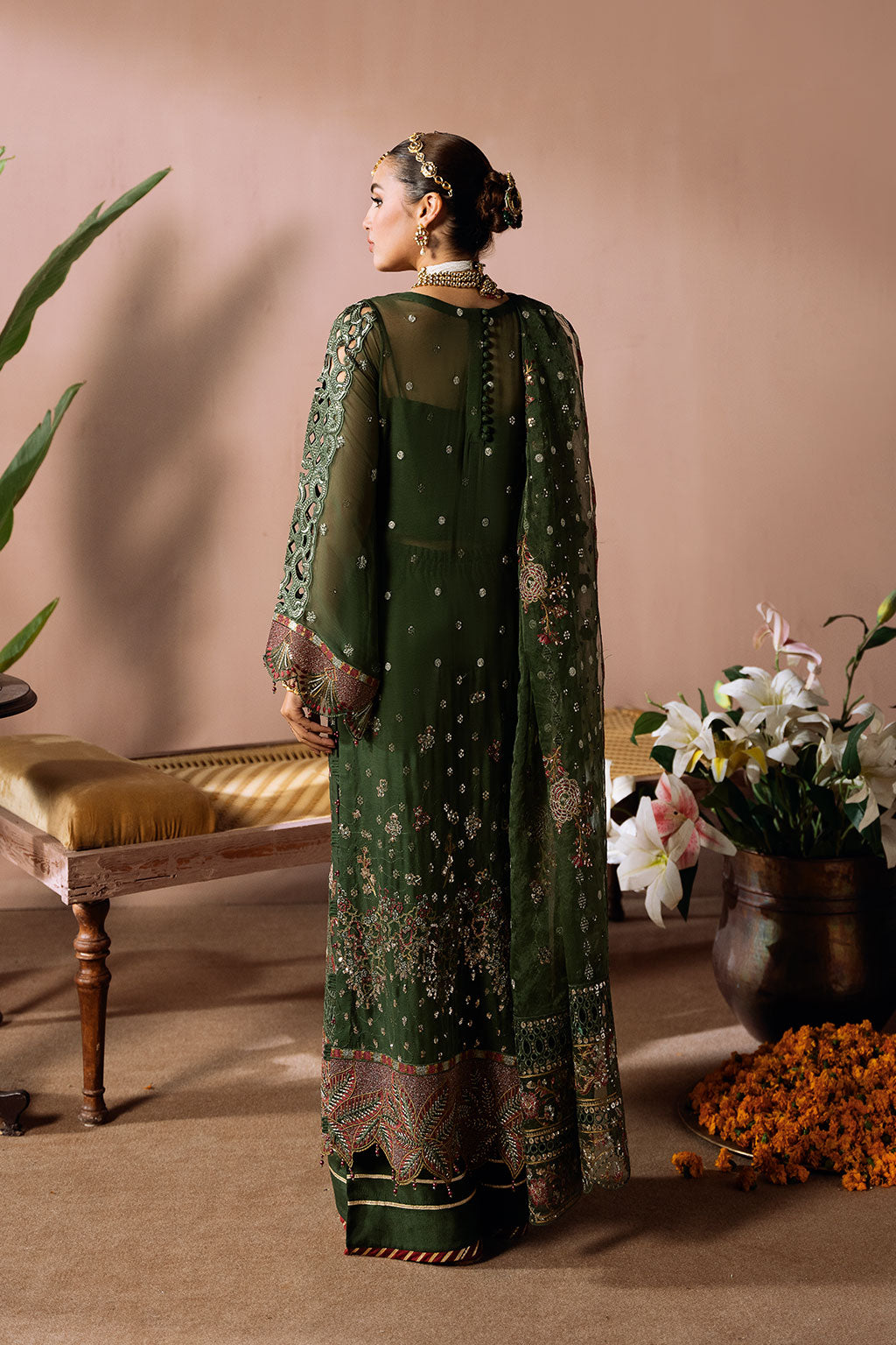 Ramsha | Dastak Luxury Chiffon Collection | Q-201 by Ramsha - Designer Dress - Type: Ladies Clothes - Available at Libayah - 100% Original