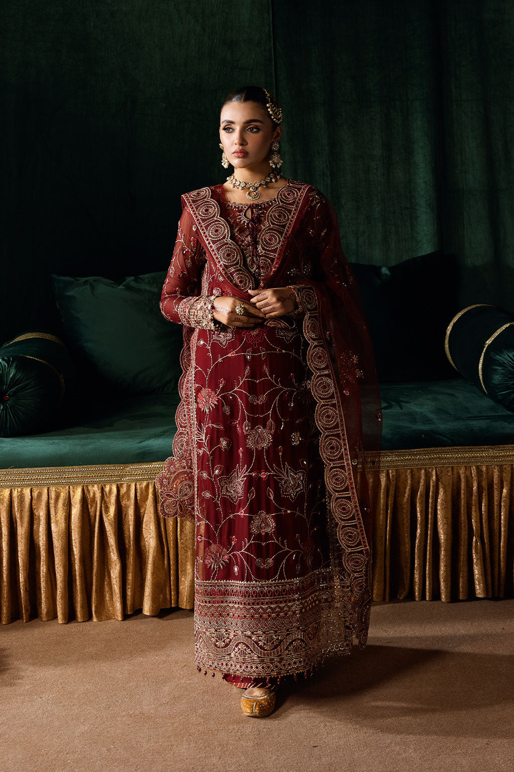 Ramsha | Dastak Luxury Chiffon Collection | Q-203 by Ramsha - Designer Dress - Type: Ladies Clothes - Available at Libayah - 100% Original