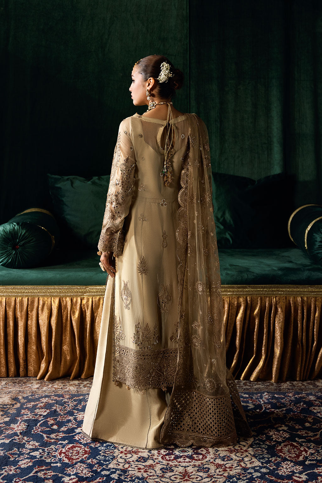 Ramsha | Dastak Luxury Chiffon Collection | Q-207 by Ramsha - Designer Dress - Type: Ladies Clothes - Available at Libayah - 100% Original