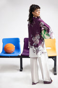 Afsanah | The Print Edit | PURPLE SAPPHIRE AP-114 by Afsanah - Designer Dress - Type: Ladies Clothes - Available at Libayah - 100% Original