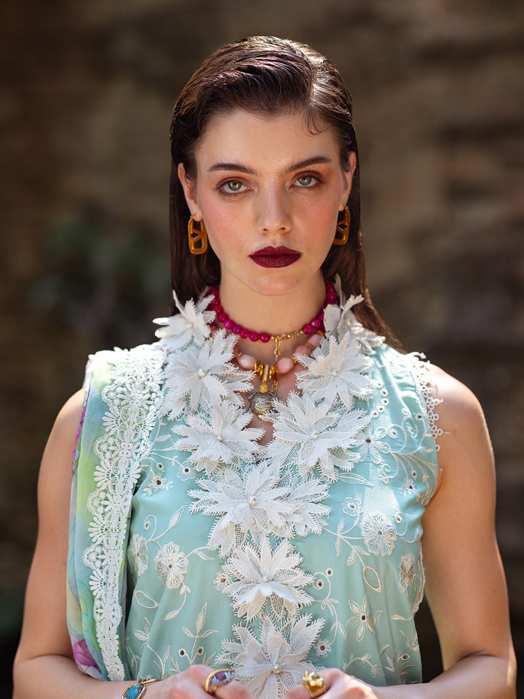 Roheenaz | Dahlia Embroidered Lawn 24 | Zinnia by Roheenaz - Designer Dress - Type: Ladies Clothes - Available at Libayah - 100% Original