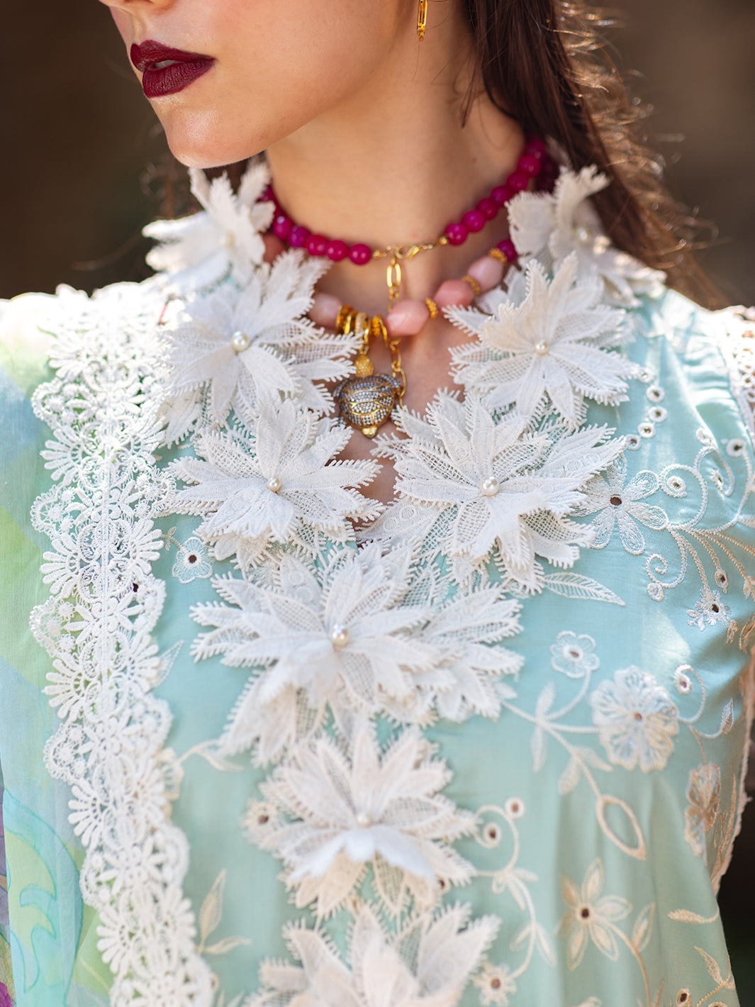 Roheenaz | Dahlia Embroidered Lawn 24 | Zinnia by Roheenaz - Designer Dress - Type: Ladies Clothes - Available at Libayah - 100% Original