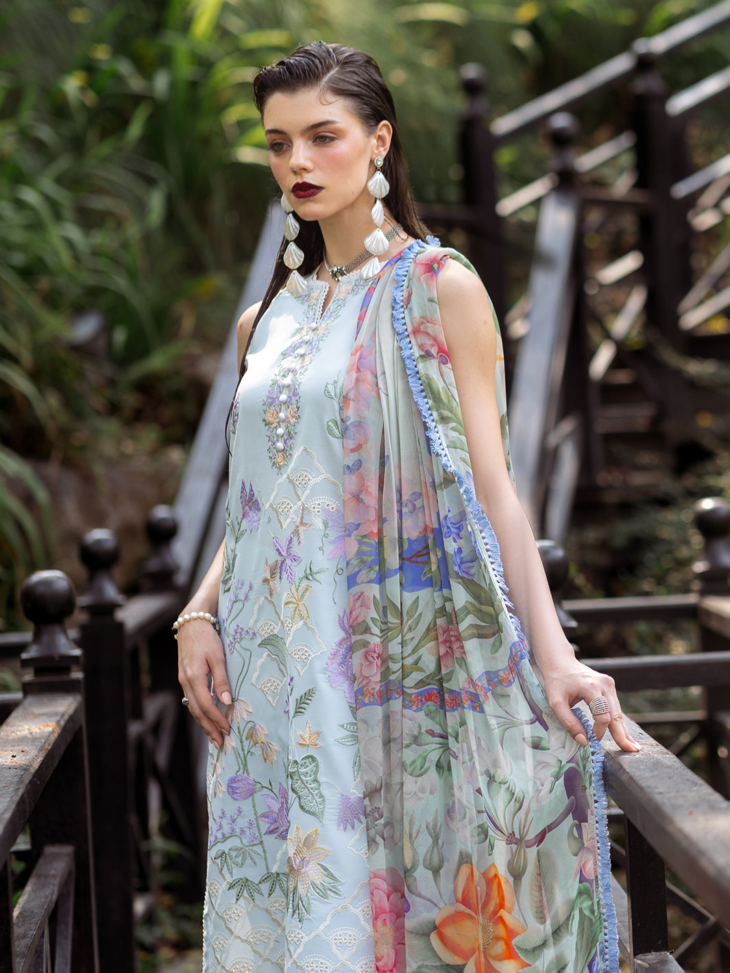 Roheenaz | Dahlia Embroidered Lawn 24 | Daisy by Roheenaz - Designer Dress - Type: Ladies Clothes - Available at Libayah - 100% Original