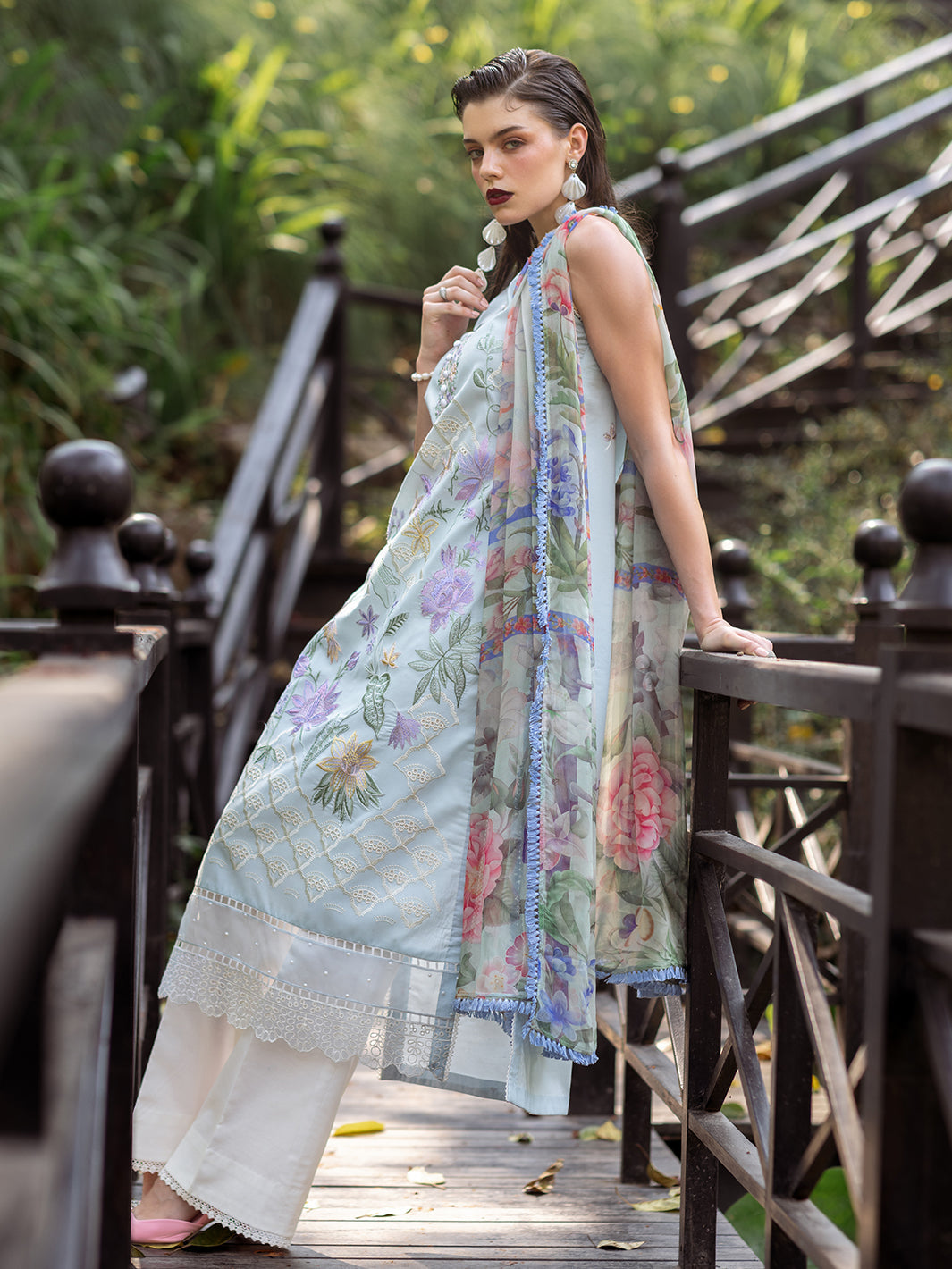 Roheenaz | Dahlia Embroidered Lawn 24 | Daisy by Roheenaz - Designer Dress - Type: Ladies Clothes - Available at Libayah - 100% Original