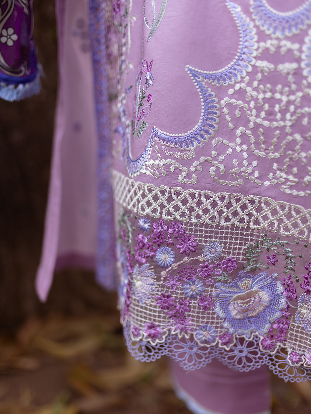 Roheenaz | Dahlia Embroidered Lawn 24 | Hyacinth by Roheenaz - Designer Dress - Type: Ladies Clothes - Available at Libayah - 100% Original
