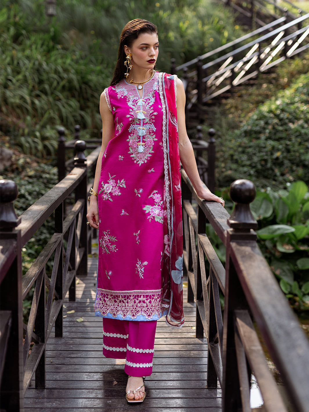 Roheenaz | Dahlia Embroidered Lawn 24 | Camellia by Roheenaz - Designer Dress - Type: Ladies Clothes - Available at Libayah - 100% Original