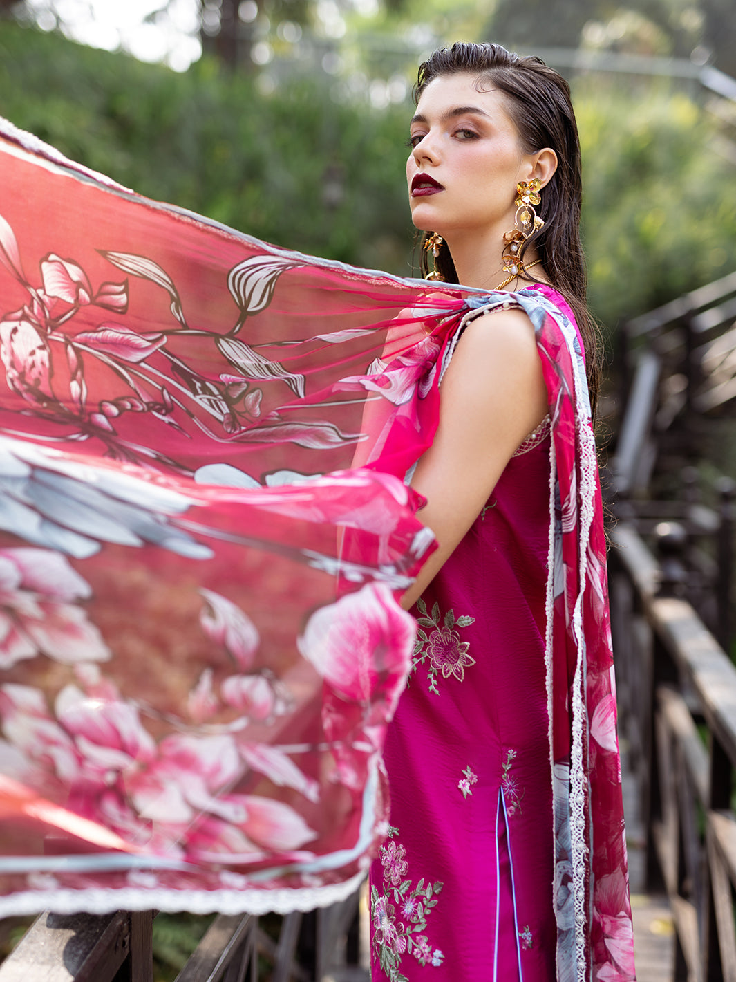 Roheenaz | Dahlia Embroidered Lawn 24 | Camellia by Roheenaz - Designer Dress - Type: Ladies Clothes - Available at Libayah - 100% Original