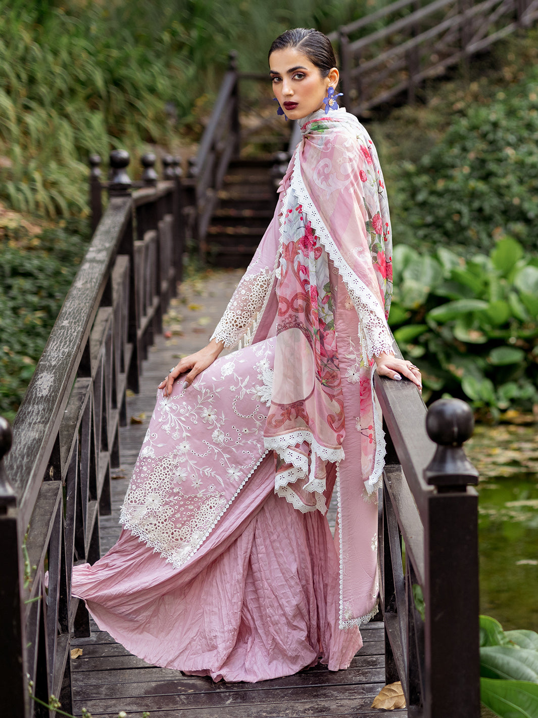 Roheenaz | Dahlia Embroidered Lawn 24 | Lily by Roheenaz - Designer Dress - Type: Ladies Clothes - Available at Libayah - 100% Original