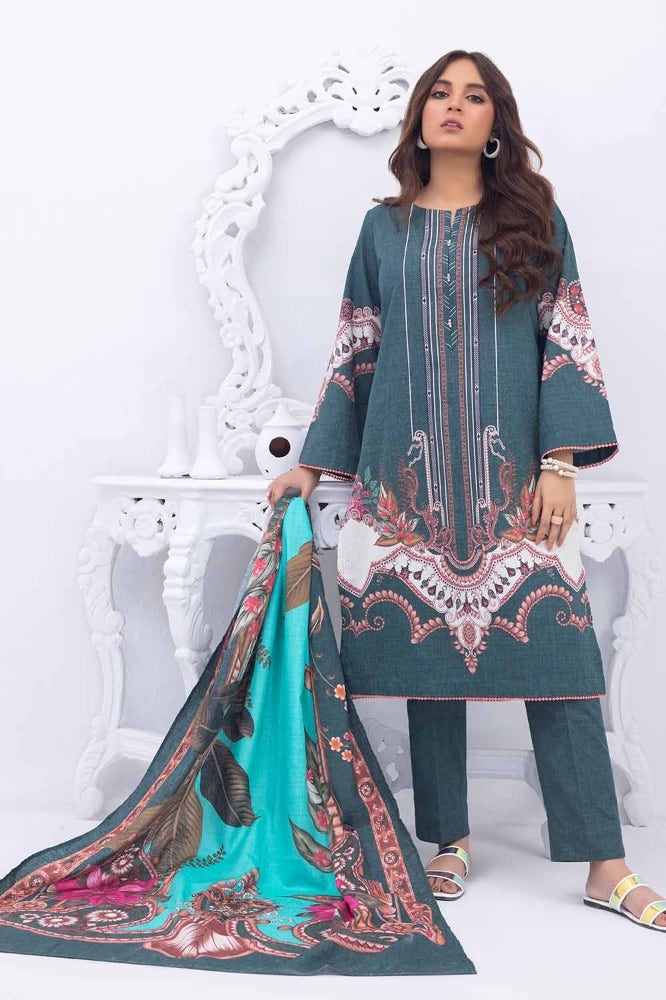 Gul Ahmed | Winter Collection 24 | Suit WNS-32237 B by Gul Ahmed - Designer Dress - Type: Ladies Clothes - Available at Libayah - 100% Original