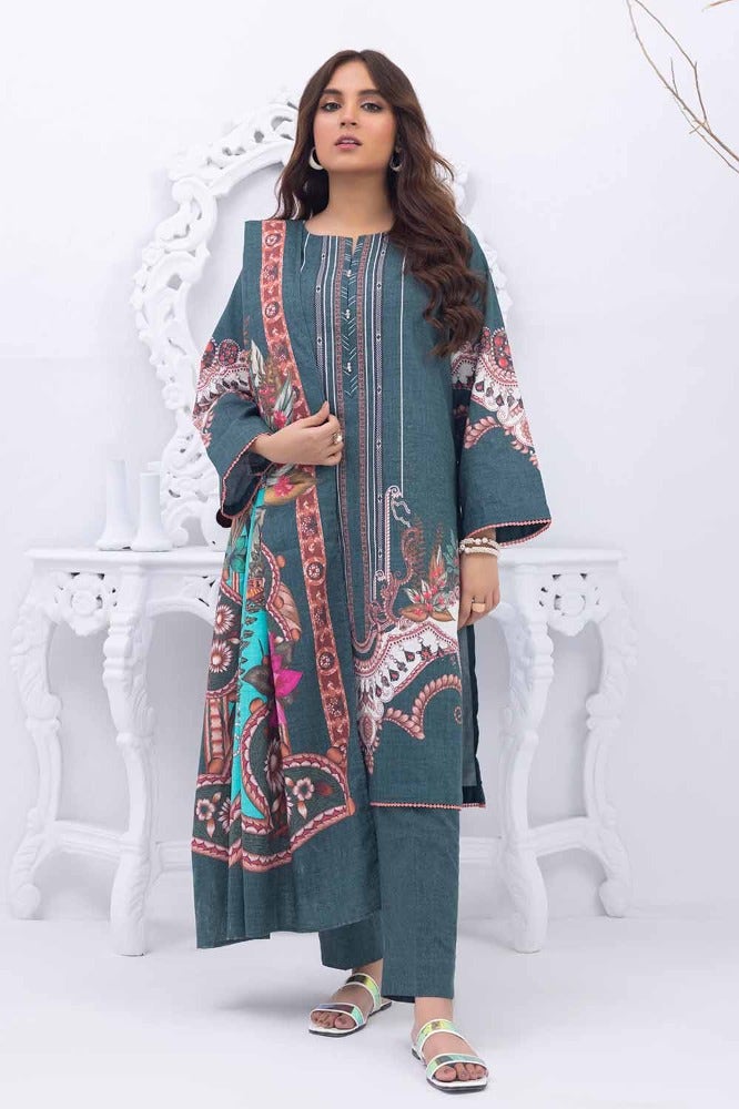 Gul Ahmed | Winter Collection 24 | Suit WNS-32237 B by Gul Ahmed - Designer Dress - Type: Ladies Clothes - Available at Libayah - 100% Original
